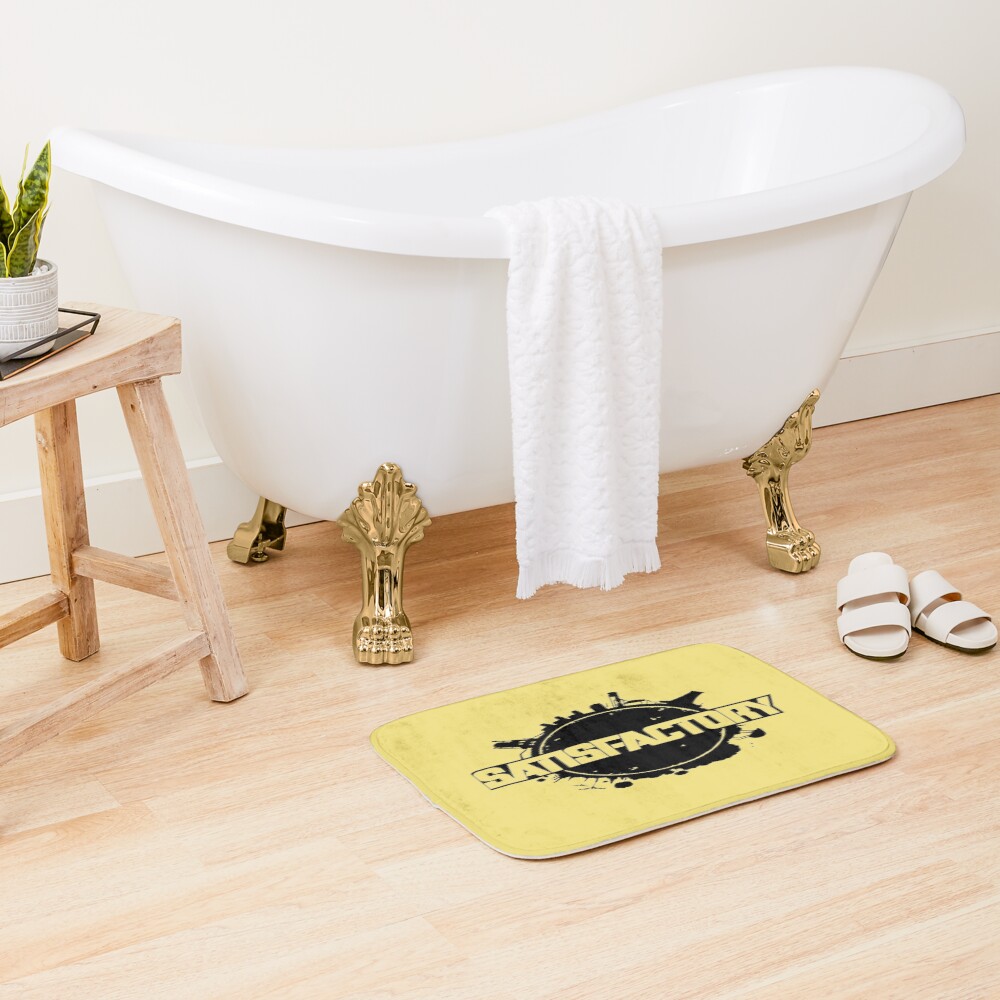 Satisfactory Industrial Factory Design Bath Mat - Image 2