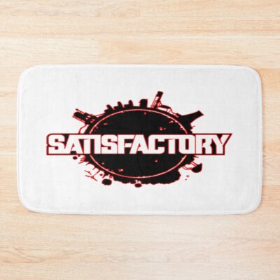 Satisfactory Vintage Early Access Logo Bath Mat