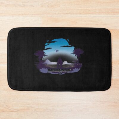 Satisfactory Resource Management Game Bath Mat