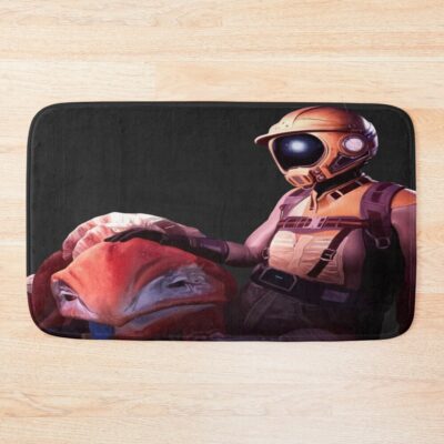 Satisfactory Scenic Factory Artwork Bath Mat