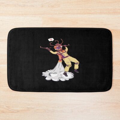 Satisfactory Ficsit Factory Blueprint Bath Mat