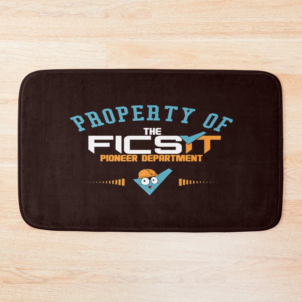 Satisfactory Ficsit Pioneers Department Bath Mat