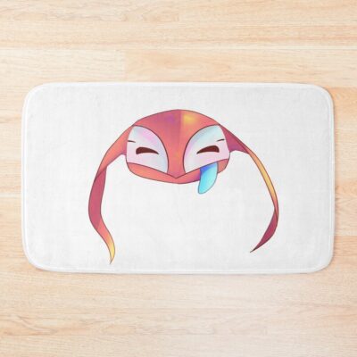 Satisfactory Happy Doggo Sticker Bath Mat