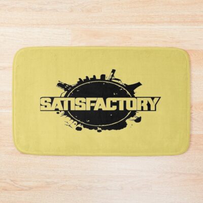 Satisfactory Industrial Factory Design Bath Mat