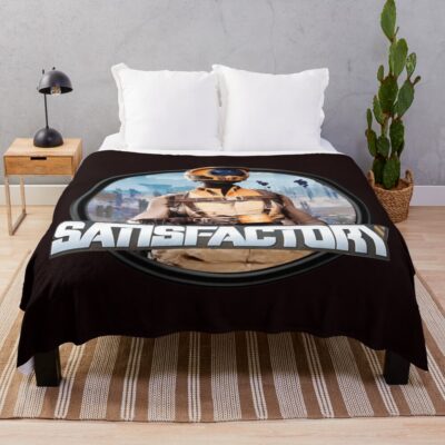 Satisfactory Pioneer Utility Gear Throw Blanket
