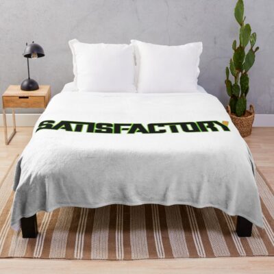 Satisfactory Conveyor Belt Empire Throw Blanket