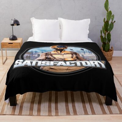 New Satisfactory Early Access Edition Throw Blanket