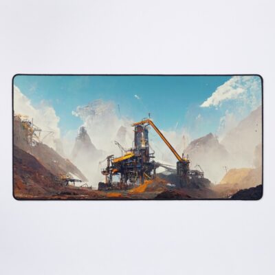 Satisfactory Industrial World Artwork Mouse Pad