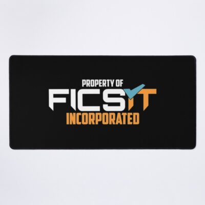 Satisfactory Ficsit Property Emblem Mouse Pad