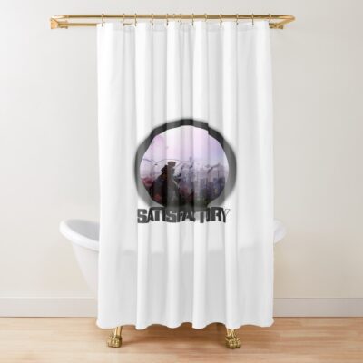 Satisfactory Pioneer Exploration Mission Shower Curtain