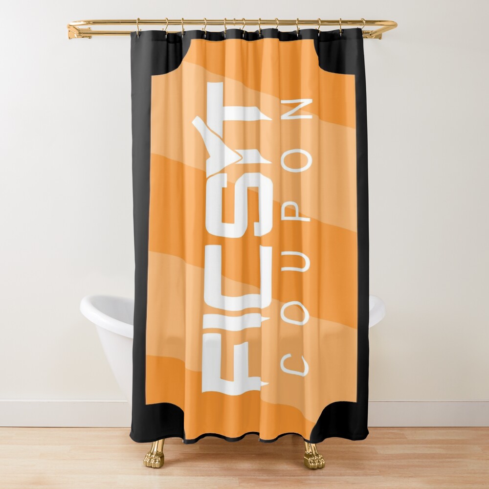 Satisfactory Awesome Shop Coupon Shower Curtain