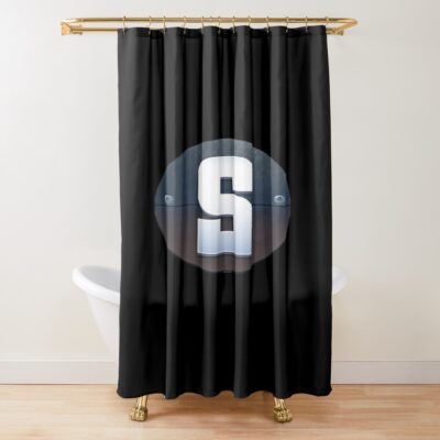 Satisfactory Official Logo Design Shower Curtain