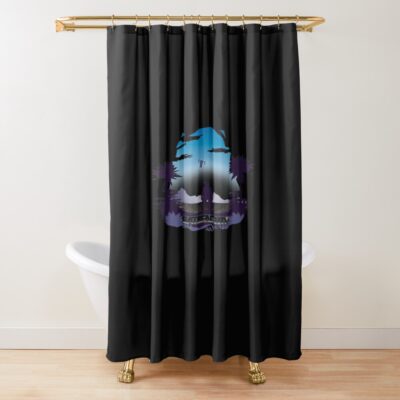 Satisfactory Resource Management System Shower Curtain