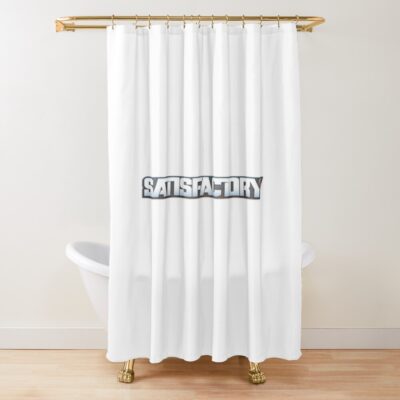 Satisfactory Advanced Conveyor Network Shower Curtain
