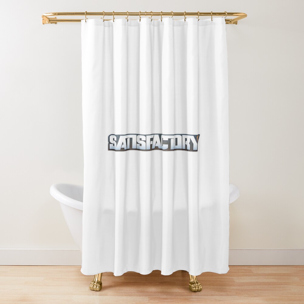 Satisfactory Advanced Conveyor Network Shower Curtain
