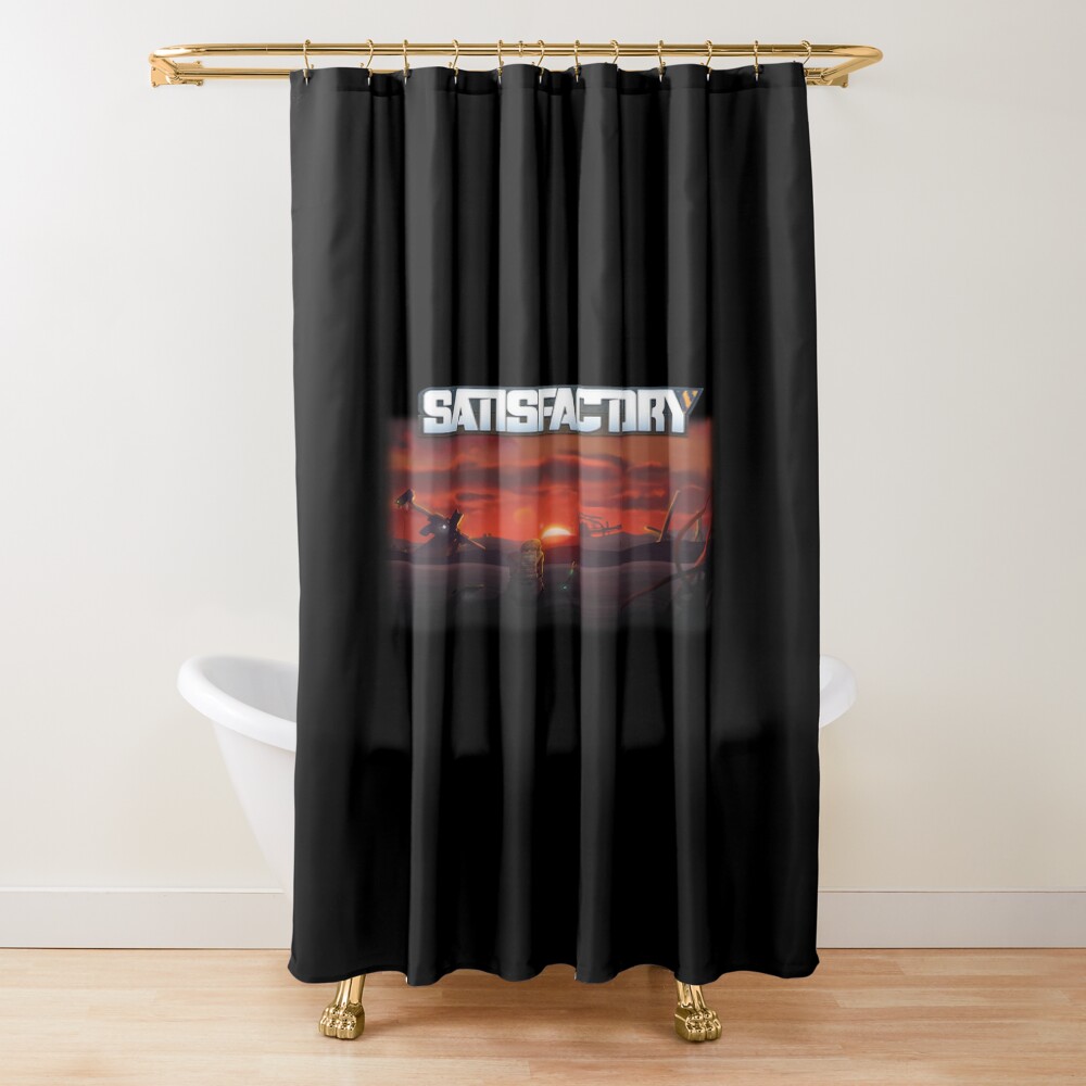 Satisfactory Early Access Edition Shower Curtain