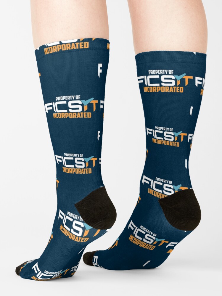 Satisfactory Ficsit Property Emblem Socks - Image 2