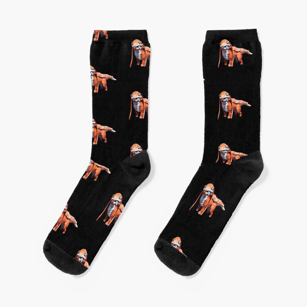 Satisfactory Friendly Lizard Doggo Socks