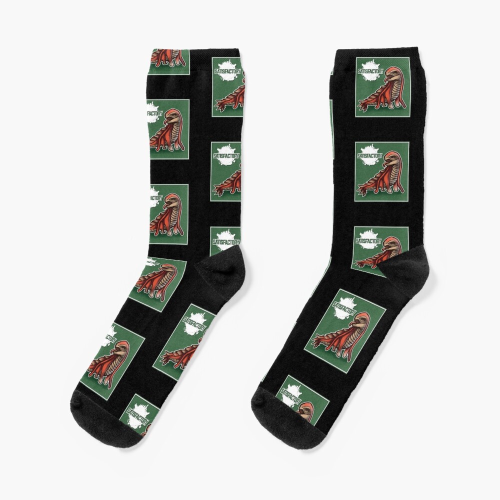 Satisfactory Cute Lizard Doggo Companion Socks