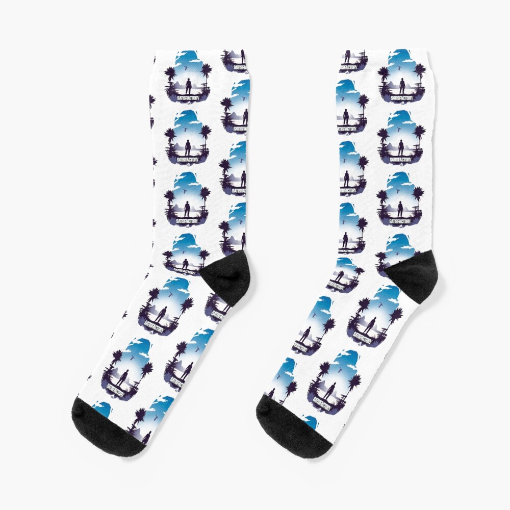 Satisfactory Factory Building Game Socks