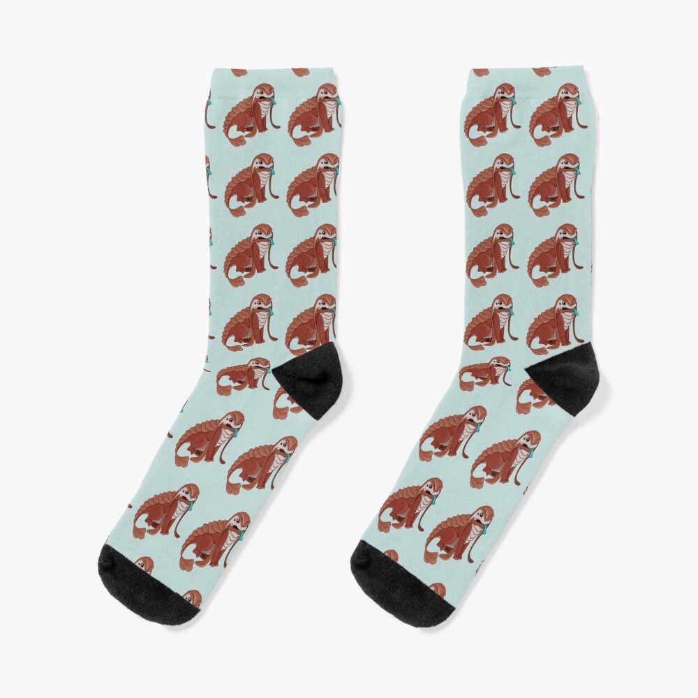 Satisfactory Loyal Lizard Doggo Socks