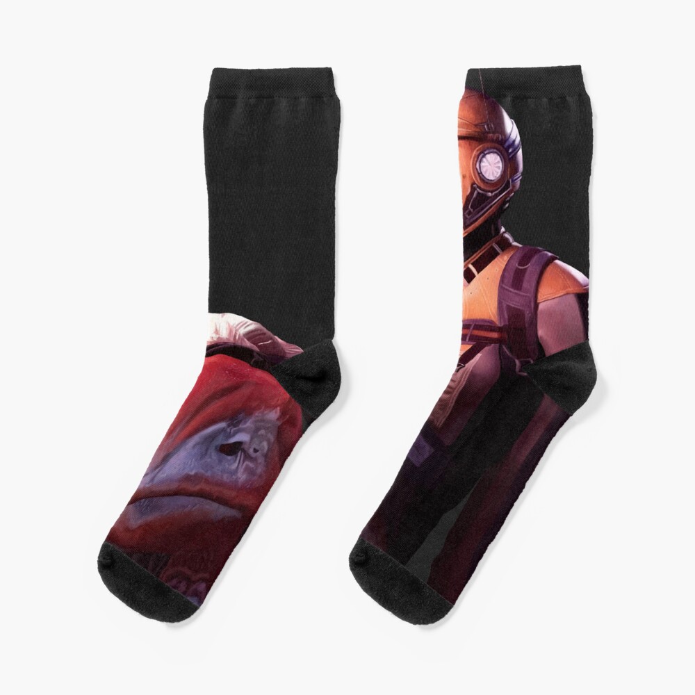 Satisfactory Scenic Factory Artwork Socks