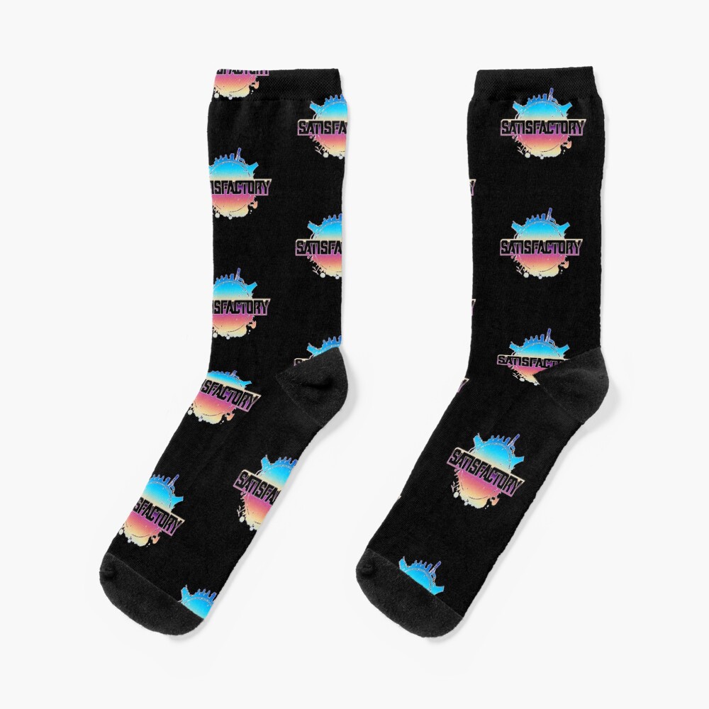 Satisfactory Vintage Early Access Logo Socks