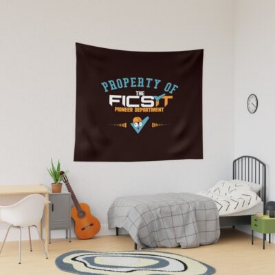 Satisfactory Ficsit Pioneers Department Tapestry