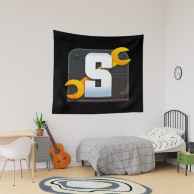 Satisfactory Pioneer Tool Equipment Tapestry