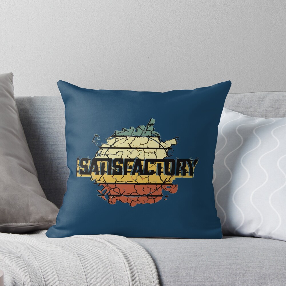 Satisfactory Prime Factory Edition Throw Pillow