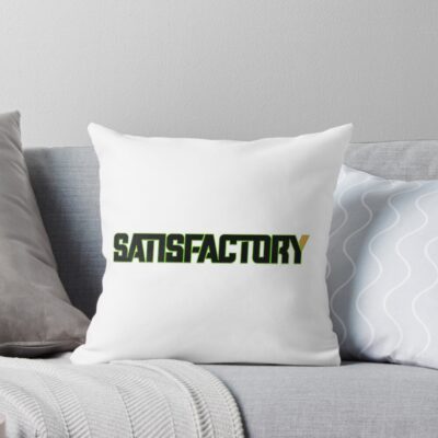 Satisfactory Conveyor Belt Empire Throw Pillow