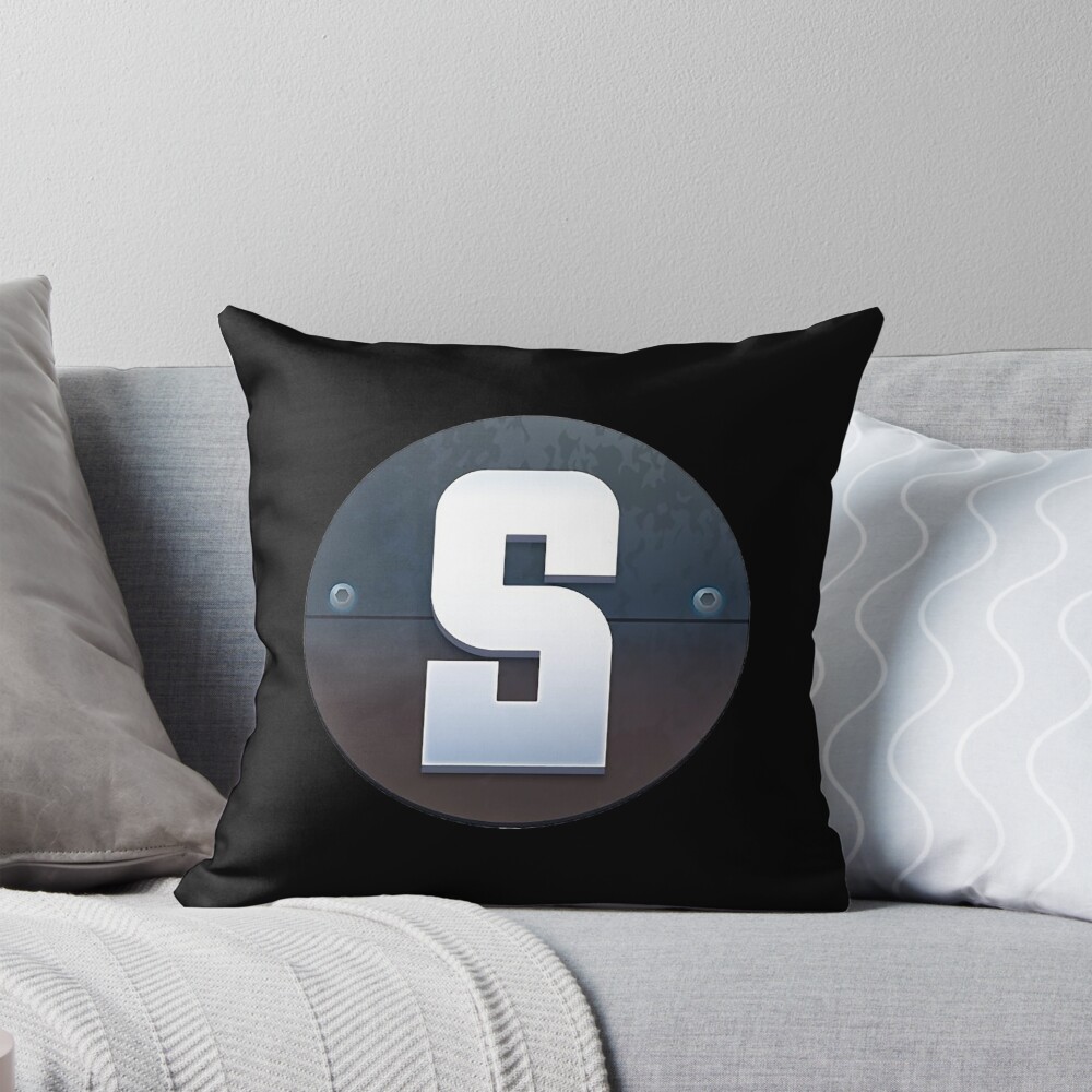Satisfactory Official Logo Design Throw Pillow
