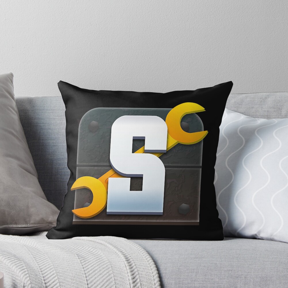 Satisfactory Pioneer Tool Equipment Throw Pillow