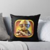 Satisfactory Factory Icon Design Throw Pillow