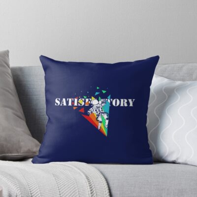 Satisfactory Premium Factory Edition Throw Pillow